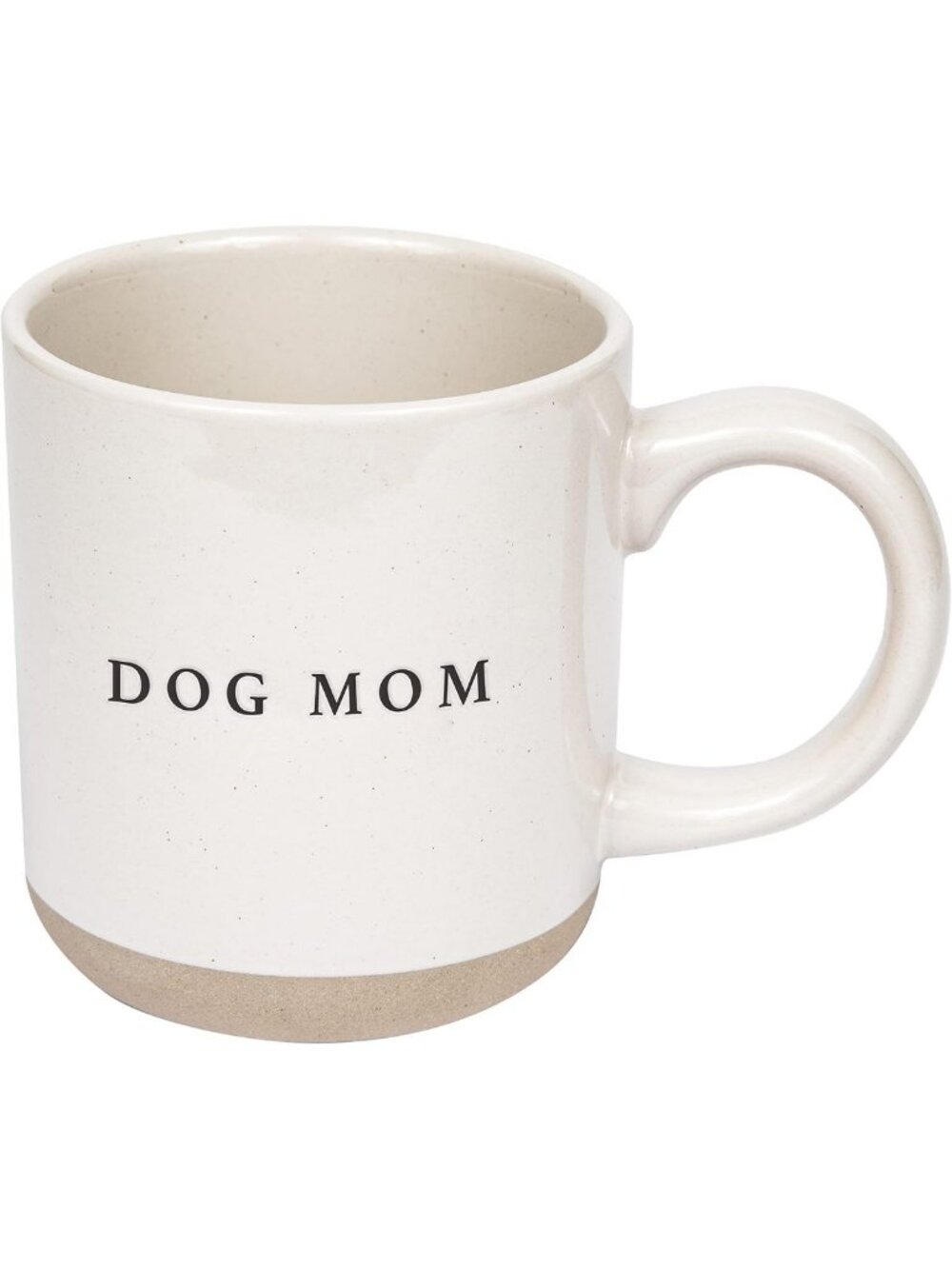Cute Dog Mom Stoneware Coffee Mug - 14oz Dishwasher & Microwave Safe - Perfect